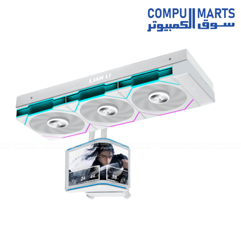 Lian Li HydroShift II 360TL with 6.67 inch OLED display