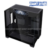 Lian Li O11 VISION-M Digital Black PC Case with 9.2 Inch LCD