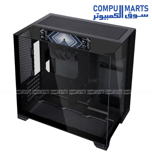Lian Li O11 VISION-M Digital Black PC Case with 9.2 Inch LCD