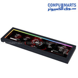 Black Lian Li SM088X mini monitor with 1920×480 display resolution and dynamic screen control from Compumarts.