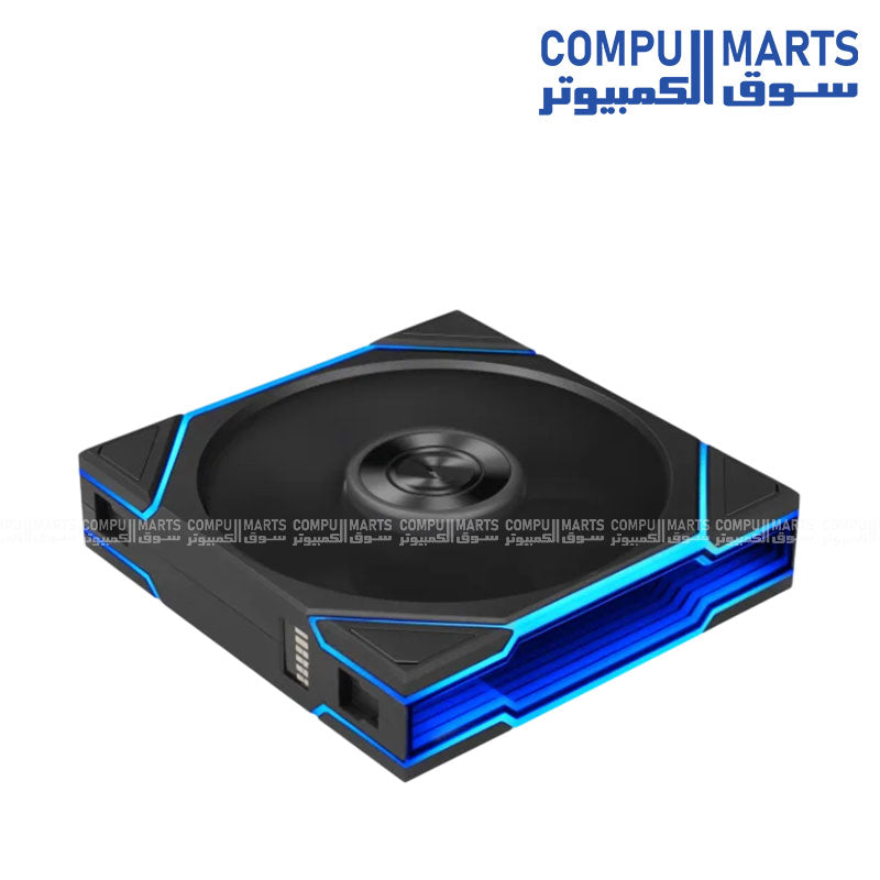 UNI FAN TL FLEX 120MM Black fan with infinity-mirror ARGB lighting