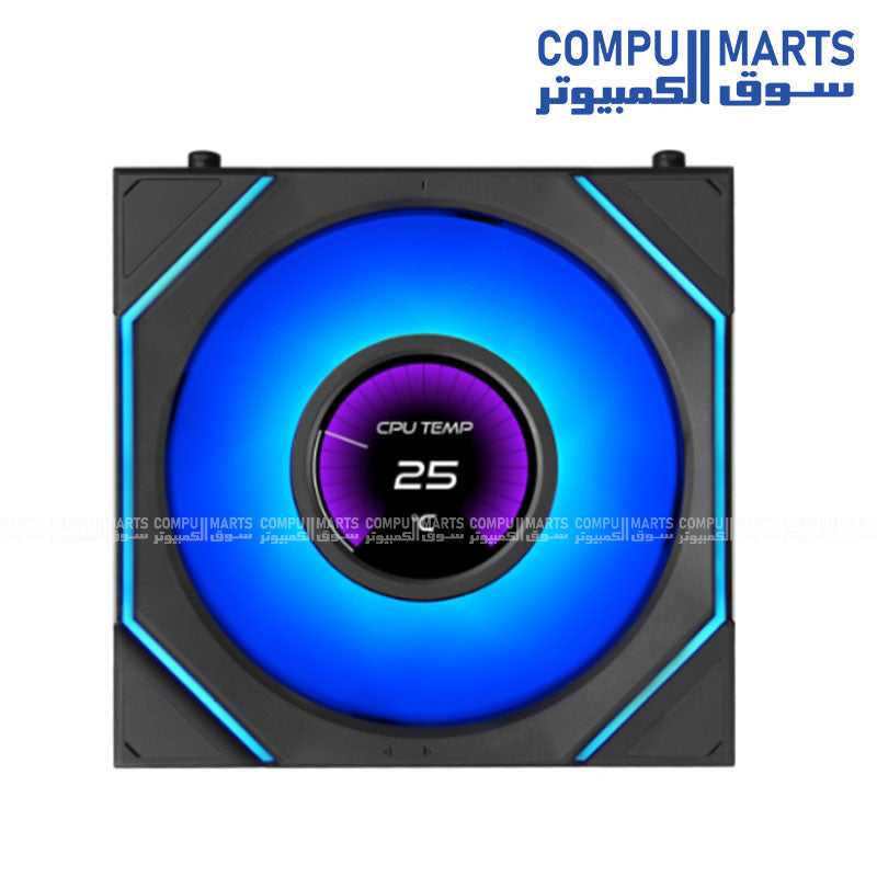 Lian Li UNI Fan SL INF LCD Flex 120mm RGB Reverse Black Fan