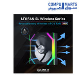 Lian-Li-UNI-Fan-SL-Wireless-120mm-ARGB-Fan---Triple-Pack---2.4-GHz-Wireless-Signal-for-RGB-_-Fan-Control
