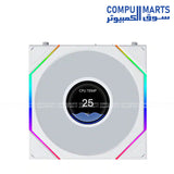 Lian Li UNI FAN TL LCD Flex 120mm White ARGB Fan