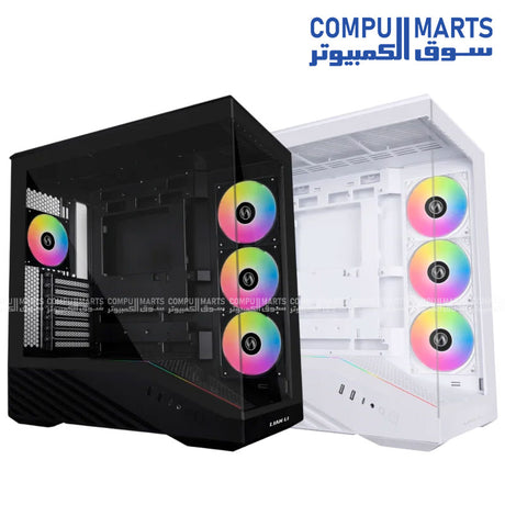 Lian Li Vector V100 Gaming Case – Mid-Tower ATX / E-ATX – Tempered Glass – Black / White