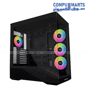 Lian Li Vector V100 Gaming Case – Mid-Tower ATX / E-ATX – Tempered Glass – Black / White