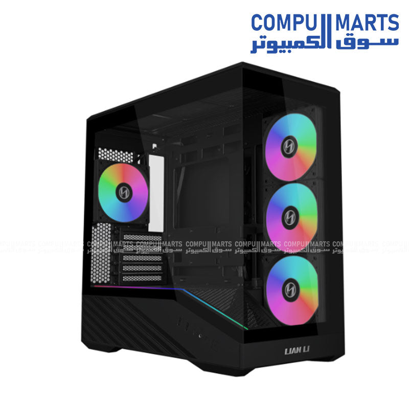 Lian Li Vector V100R Mini 4 Fan ARGB Type-C Black Mid Tower Gaming Case