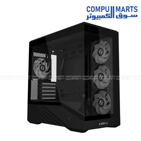 Vector V100R Mini with 3 × 120 mm ARGB PWM side fans