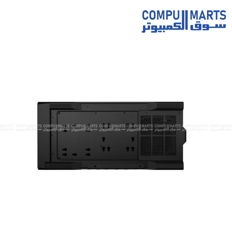 V150INFX black PC case with tempered glass
