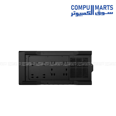 V150INFX black PC case with tempered glass