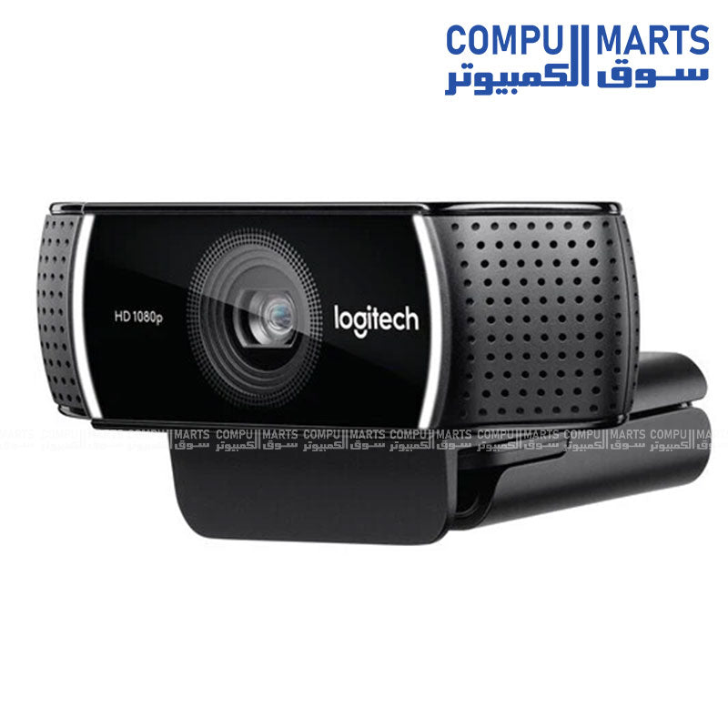 Logitech C922 Pro Stream Webcam showing 1080p and 720p streaming support[cite: 1]