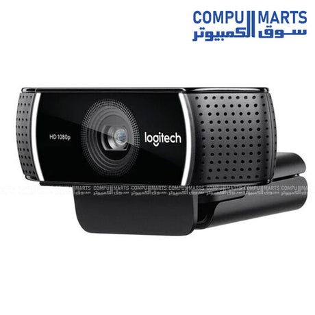 Logitech C922 Pro Stream Webcam showing 1080p and 720p streaming support[cite: 1]