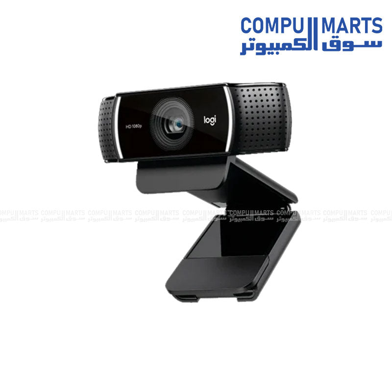 Logitech C922 Pro Stream Webcam with autofocus and stereo microphones[cite: 1]