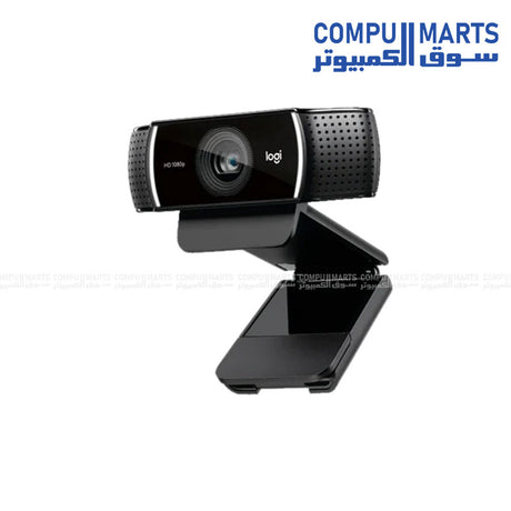 Logitech C922 Pro Stream Webcam with autofocus and stereo microphones[cite: 1]