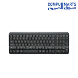 Logitech K250 Graphite Wireless Keyboard with 2.4GHz and Bluetooth