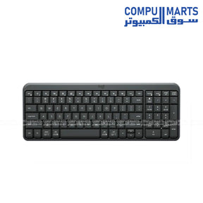 Logitech K250 Graphite Wireless Keyboard with 2.4GHz and Bluetooth