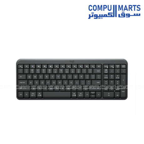 Logitech K250 Graphite Wireless Keyboard with 2.4GHz and Bluetooth