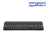 Logitech K250 INTNL-973 wireless keyboard with 2.4GHZ/BT connectivity