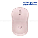 Logitech M240 Silent Bluetooth Mouse bottom view featuring the optical tracking sensor and on off power switch
