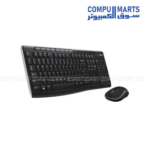 Logitech MK270 compact on-the-go optical mouse with 3 buttons