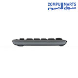 Logitech MK270 wireless keyboard showing deep profile keys and number pad