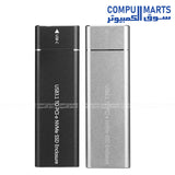 M.2 NVMe/SATA Mobile Rack Type-C – External SSD Enclosure USB-C – Egypt