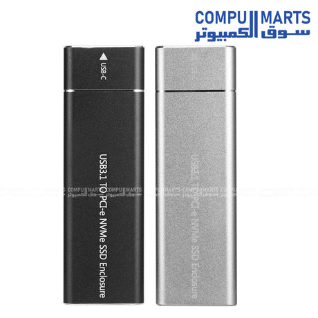 M.2 NVMe/SATA Mobile Rack Type-C – External SSD Enclosure USB-C – Egypt