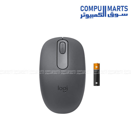 Logitech M196 Bluetooth Mouse Graphite with Bluetooth Low Energy connectivity