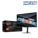 GIGABYTE M27QS 27 inch QHD IPS gaming monitor 180Hz 1ms HDR400 USB-C KVM