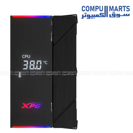 XPG Maestro Plus 42SA Air CPU Cooler – Black with 120mm ARGB Fan, compatible with Intel & AMD sockets