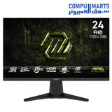 MSI MAG 245F X24 – Gaming Monitor – MSI – 23.8 Inch FHD Rapid IPS 240Hz Display