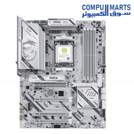 MAG B850 GAMING PLUS MAX WIFI – AM5 Motherboard – MSI – DDR5 PCIe 5.0 Wi-Fi 7