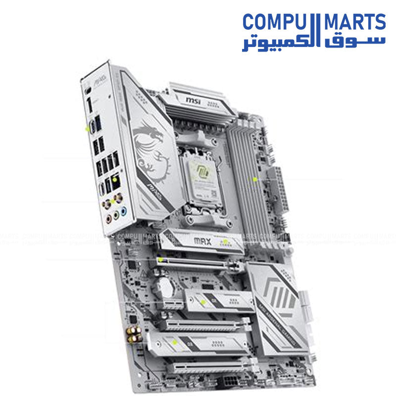 MAG X870E GAMING PLUS MAX WIFI – AM5 Motherboard – MSI – DDR5 PCIe 5.0 Wi-Fi 7