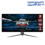 MSI MAG401QR 40 inch UltraWide UWQHD 155Hz IPS gaming monitor front view