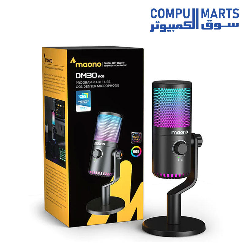 DM30-Microphone-MAONO-RGB-USB-Gaming