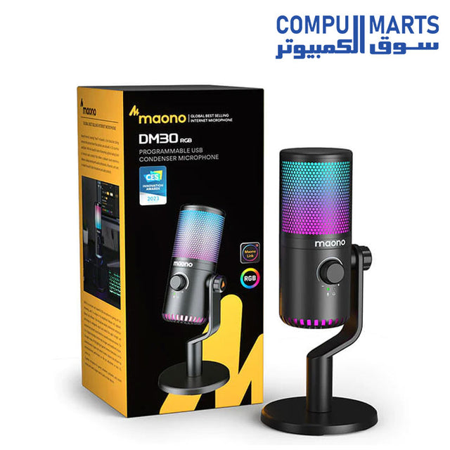 DM30-Microphone-MAONO-RGB-USB-Gaming