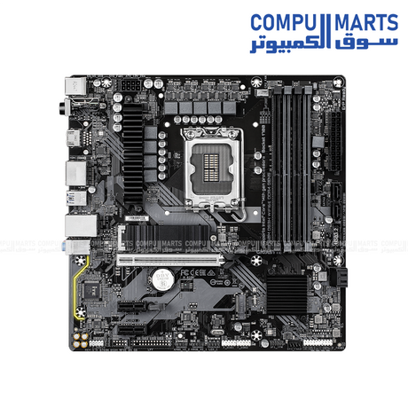 B760M DS3H WIFI6E DDR4 GEN5 Micro ATX motherboard supporting DDR4 memory and PCIe 5.0 in Egypt