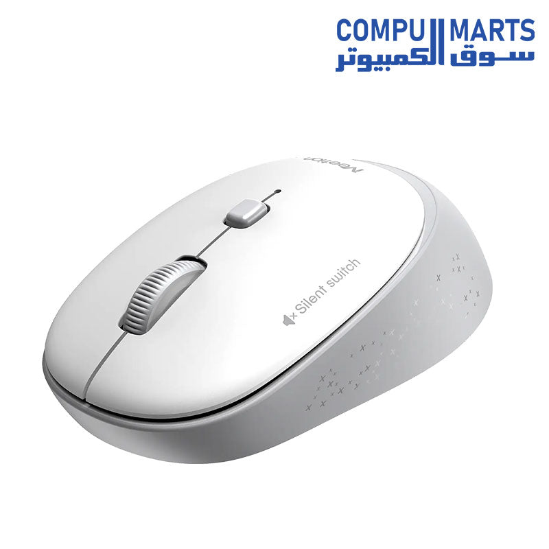 Top view of MEETION R571 wireless optical mouse highlighting its ergonomic design and 4 keys[cite: 1