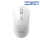 Meetion R546 Wireless Mouse – Black & White – Ergonomic & Reliable
