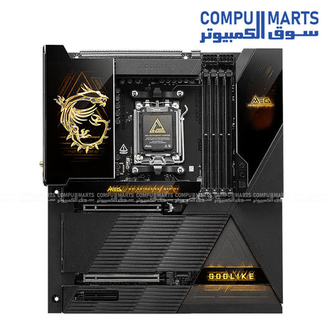 MSI MEG X870E GODLIKE – Motherboard – MSI – AM5 DDR5 PCIe 5.0 WiFi 7 10G LAN E-ATX