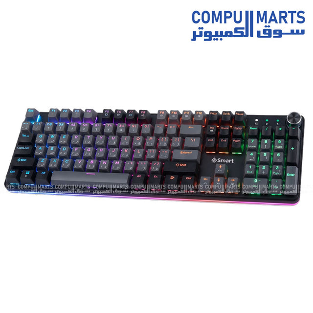 G-SMART KY-MK136B 104-key Red Blue Switch keyboard