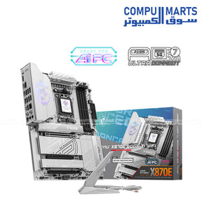 X870E EDGE TI WIFI – Motherboard – MSI – AM5 – Ryzen 9000 Support – DDR5 8400MT/s – PCIe 5.0 – Wi‑Fi 7 – Gaming ATX

