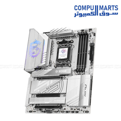 X870E EDGE TI WIFI – Motherboard – MSI – AM5 – Ryzen 9000 Support – DDR5 8400MT/s – PCIe 5.0 – Wi‑Fi 7 – Gaming ATX


