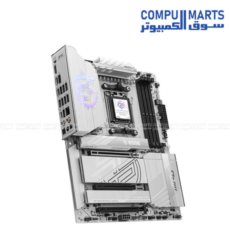 X870E EDGE TI WIFI – Motherboard – MSI – AM5 – Ryzen 9000 Support – DDR5 8400MT/s – PCIe 5.0 – Wi‑Fi 7 – Gaming ATX

