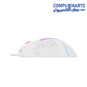 HAVIT MS1033 USB RGB Gaming Mouse Programmable 8000DPI White