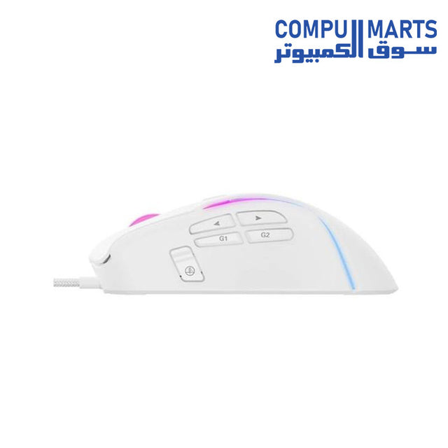 HAVIT MS1033 USB RGB Gaming Mouse Programmable 8000DPI White