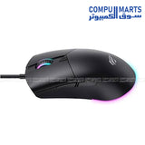 HAVIT MS1038 ergonomic right-hand programmable gaming mouse in Black