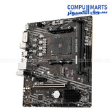 MSI B550M-A PRO (rev. 1.0) – Micro‑ATX AM4 Motherboard – DDR4 up to 4600MT/s OC – PCIe 4.0 – M.2 Slot – Gigabit LAN
