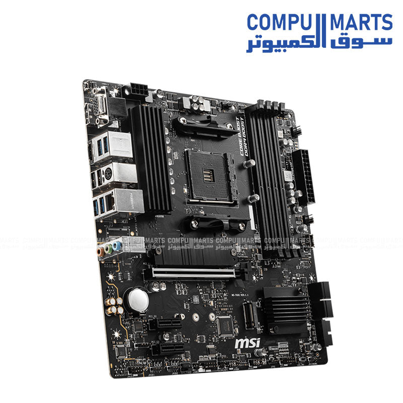 MSI B550M PRO-VDH Motherboard – AM4 – DDR4 – PCIe 4.0 – M.2 – USB 3.2 – HDMI – Micro ATX
