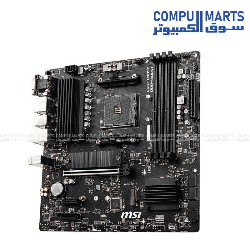 MSI B550M PRO-VDH Motherboard – AM4 – DDR4 – PCIe 4.0 – M.2 – USB 3.2 – HDMI – Micro ATX